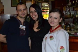 Владелица ресторана U sióstr Татьяна Яковенко с сотрудниками. Источник: личный архив Т. Яковенко.